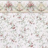 Papel De Parede Melody Jane Dollhouse Sonata Pink 1:12 Scale 3 She