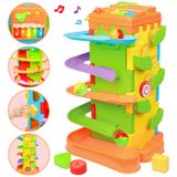 Brinquedo Musical Activity Cube Lukat Para Crianças Pequenas Com Piano 4 Em 1