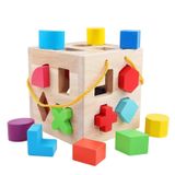 Brinquedo Shape Sorter Qzmtoy Com 19 Blocos De Formas Para Crianças Maiores De 18 Anos