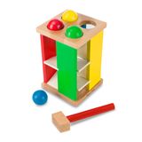 Brinquedo De Torre De Madeira Pound And Roll Melissa &amp; Doug Deluxe