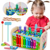 Brinquedos Educativos Montessori De Madeira Qirptey 1-3 Anos