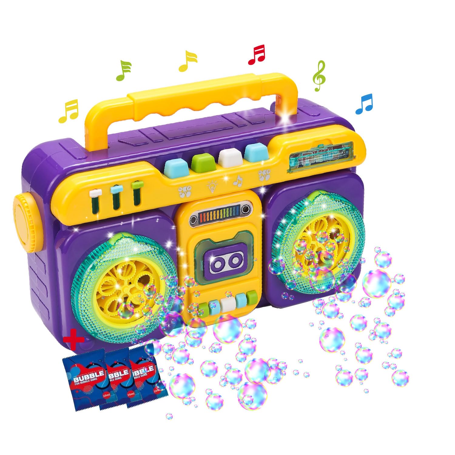 Brinquedo Bubble Radio Magical Bubble Blowing Para Crianças De 3 Anos Ou Mais