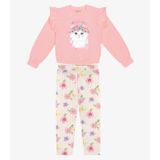 Conjunto Infantil Blusão Com Legging Trick Nick Rosa 1