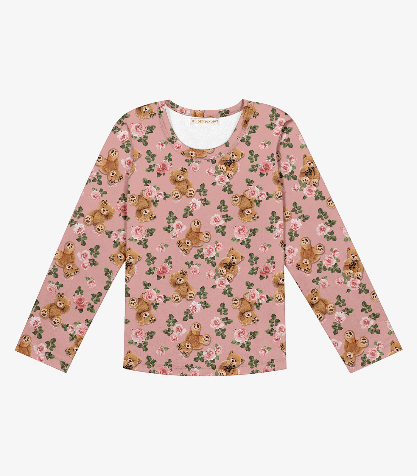 Blusa Infantil Feminina Malha Térmica Trick Nick Rosa 14