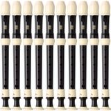 Kit 10 Flautas Doce Soprano Barroca Em C Yrs-302biii Yamaha