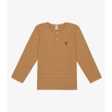 Camiseta Infantil Masculina Manga Longa Trick Nick Marrom 4