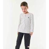 Camiseta Infantil Masculina Manga Longa Trick Nick Bege 8