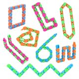 8 Peças Fidgets Wacky Tracks Fidget Toys Fidget Basket Stuffers Presentes Para Crianças, Estudantes De Sala De Aula, Escola, Brinquedos Sensoriais De