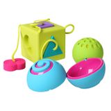 Chaveiro Popping Fidget Toy Fat Brain Toys Lil Dimpl Orange