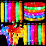 Light Up Fidget Tubes Lewtemi, 30 Unidades Para Suprimentos Para Festas Infantis
