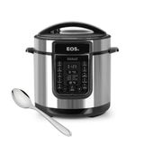 Conjunto De Panela De Pressão Elétrica 6l Eos E Colher Para Arroz Laguna Em Aço Inox Tramontina