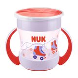 Copo com Alça Polipropileno 160 ml Vermelho e Branco NUK Mini Magic Cup 360º Evolution 1 Peça