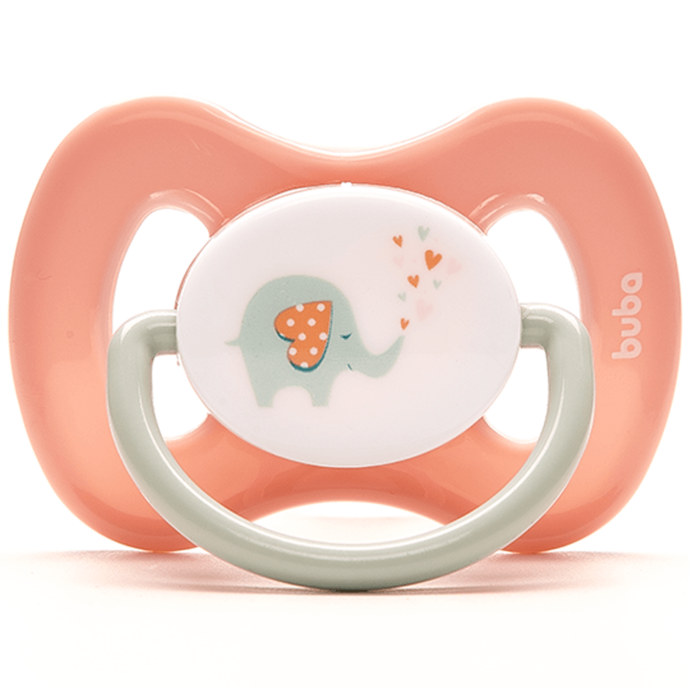 Chupeta Silicone Bebê Comfort + 6 Meses Silicone Ultra Soft Com Tampa Protetora Tamanho 2 Buba