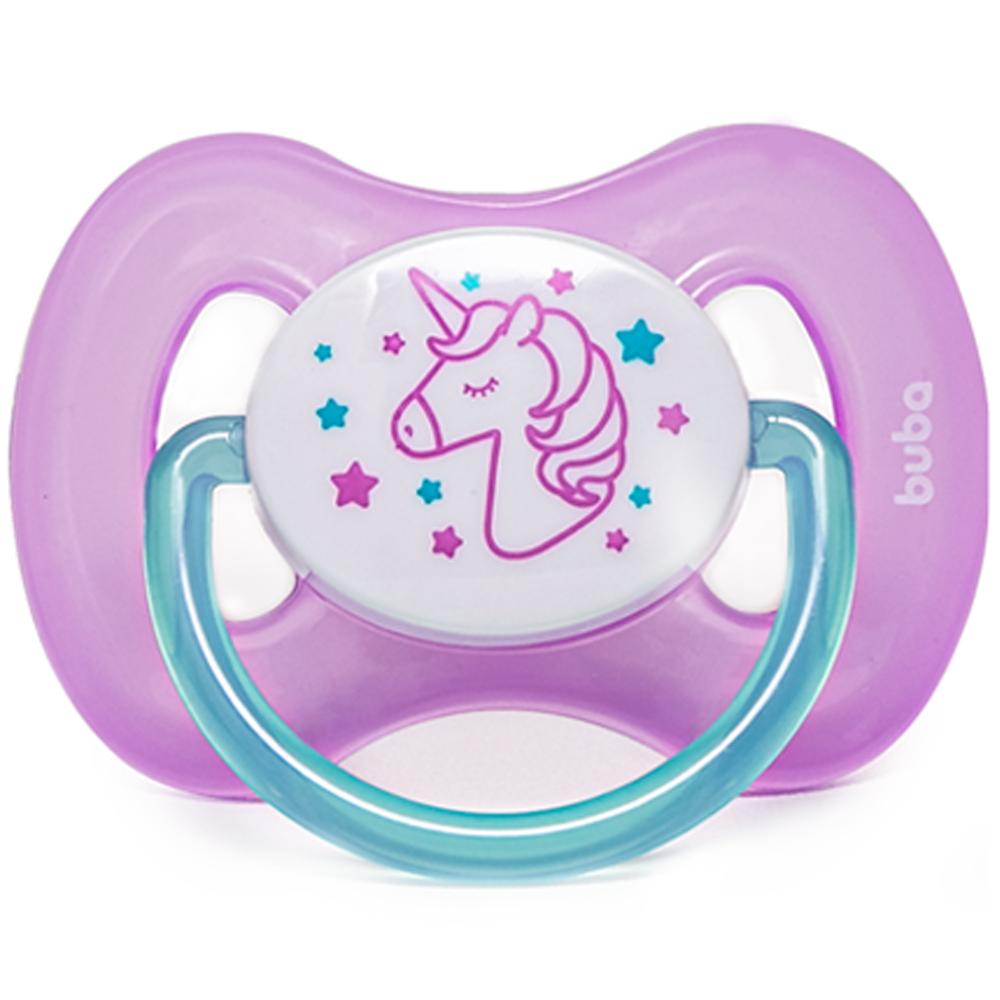 Chupeta Silicone Bebê Comfort 0-6 Meses Silicone Ultra Soft Com Tampa Protetora Tamanho 1 Buba