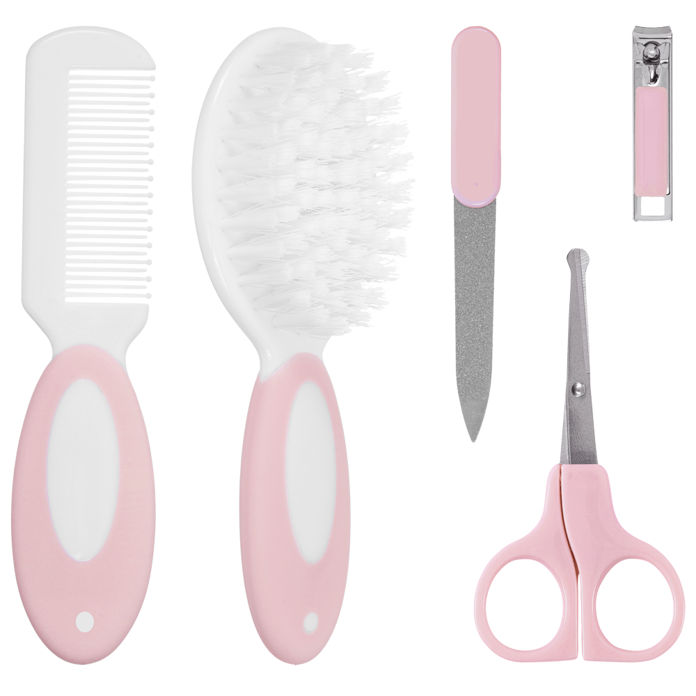 Kit Cuidados Higiene De Bebê Manicure 5 Peças Buba