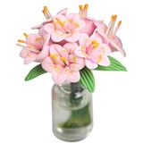 Enfeite De Plantas Em Vaso Em Miniatura Nuobesty Dollhouse Pink