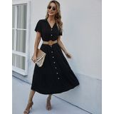 Vestido De Festa Genérico Para Mulheres, Estilo Temperamental, Casual, Longo