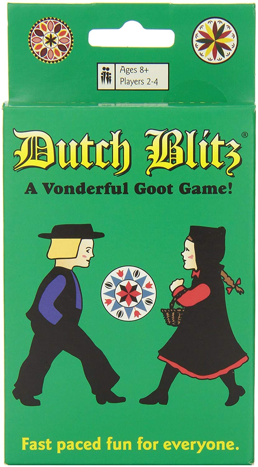 Jogo De Cartas Dutch Blitz Fast Paced Para 2-4 Jogadores Com Mais De 8 Anos