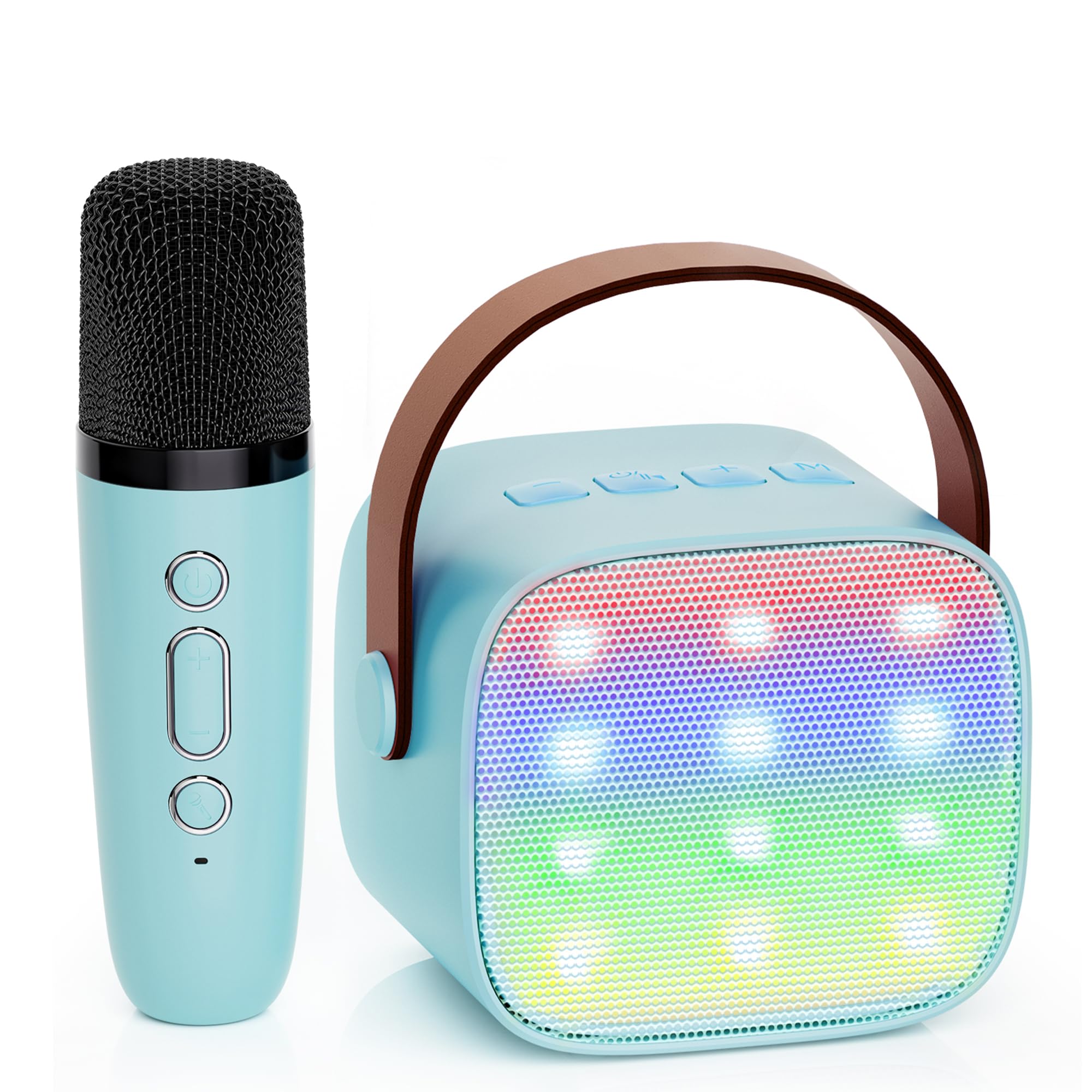 Alto-falante Bluetooth Portátil Karaoke Machine Yll Kids Blue