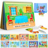 Livros Infantis Foayex Montessori, De 3 A 5 Anos, Brinquedos Educativos