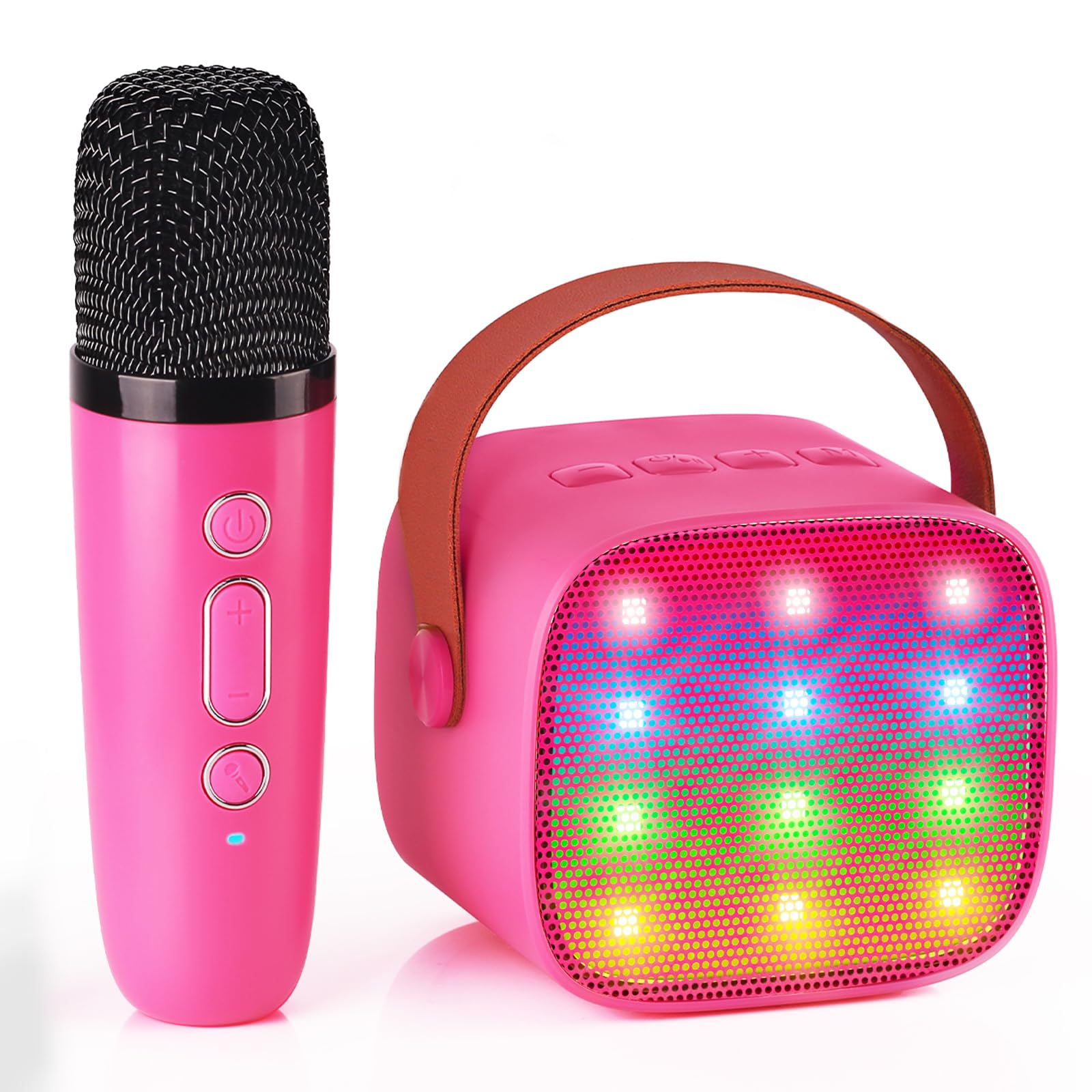 Alto-falante Bluetooth Portátil Para Crianças Karaoke Machine Yll Hotpink