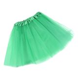 Saia Tutu Feminina Para Adultos, Tule De Três Camadas, 12 Cores