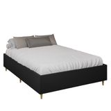 Cama Box Base Casal Queen Para Colchão De 1,58m Desmontável Toronto Dobuê