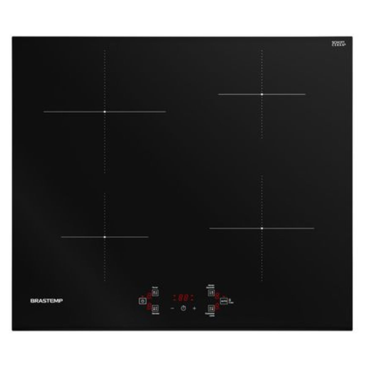 Cooktop Brastemp 4q Indução Função Especial 220v Bdj60bebna