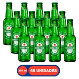 Cerveja Heineken Garrafa 250 ml com 48 unidades