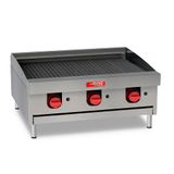 Char Broiler Red Chameleon 3 Queimadores A Gás Natural Chbr03-gn