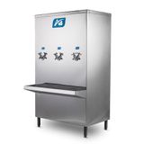 Bebedouro Industrial 100 Litros A4 Inox 2 Torneiras Geladas 1 Natural 220v