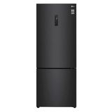 Geladeira LG 2 Portas Frost Free Inverter 451L Inverse Black Inox 110V GC-B569NQLC