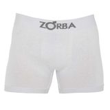 Cueca Boxer Zorba Algodão Sem Costura GG Branca