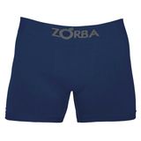 Cueca Boxer Zorba Algodão Sem Costura P Marinho