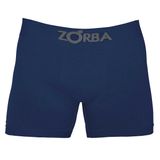 Cueca Boxer Zorba Algodão Sem Costura M Marinho