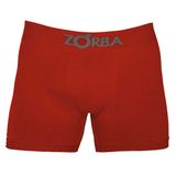 Cueca Boxer Zorba Algodão Sem Costura M Carmin