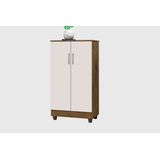 Multiuso Balcão Armário 2 Portas 3 Prateleiras Smart