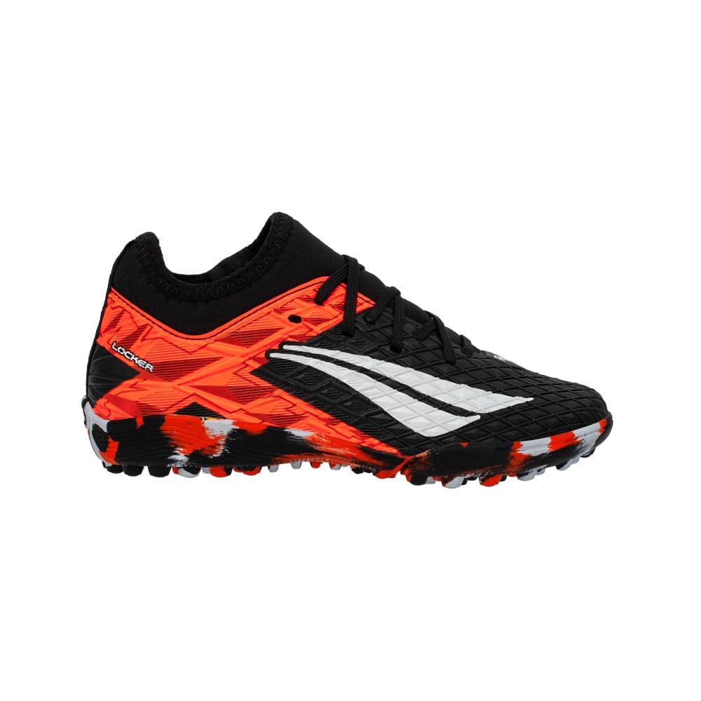 Chuteira Penalty Society Rx Locker Kids Y-3 Preto/branco/coral 035