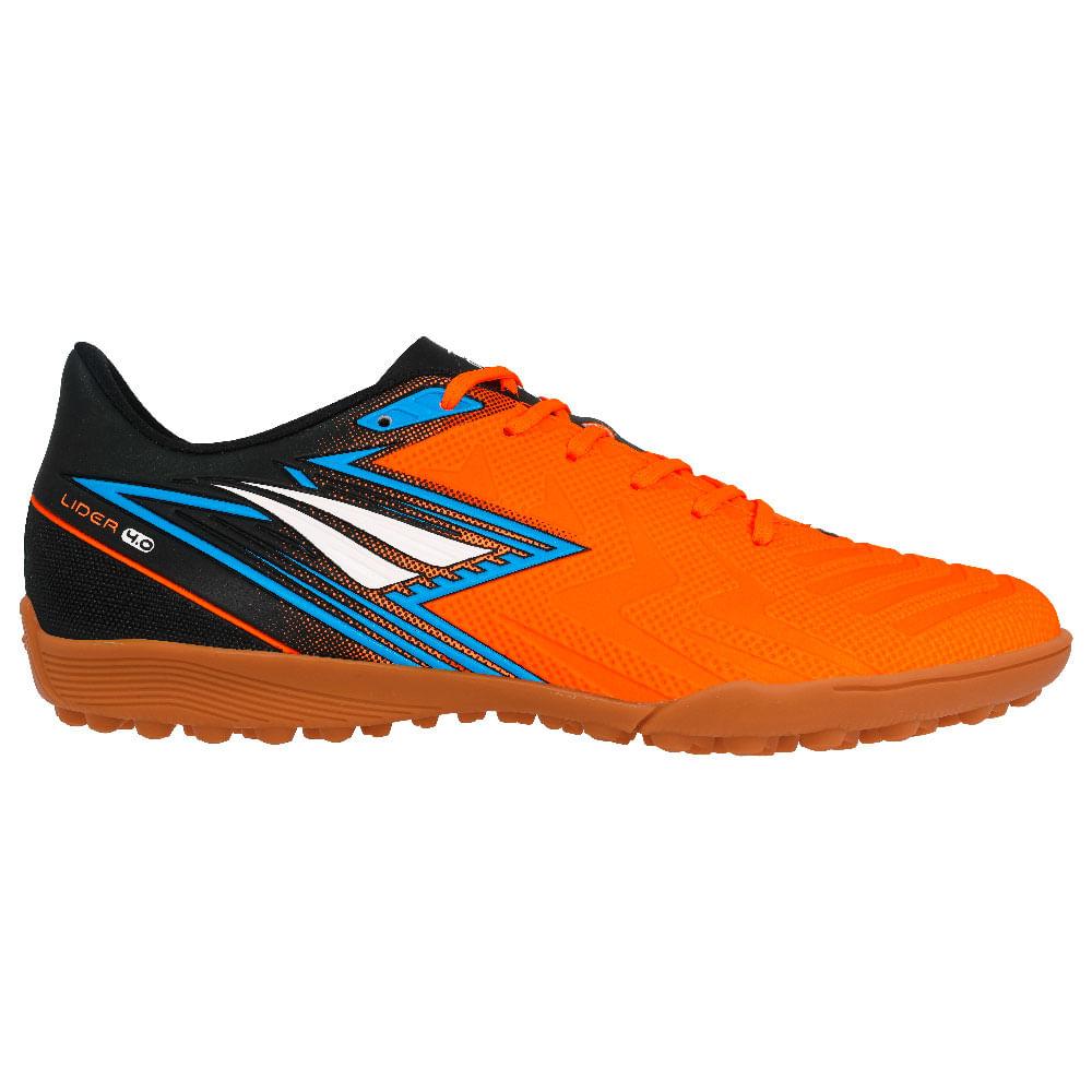 Chuteira Penalty Society Lider Y-4 Laranja/branco/azul 044