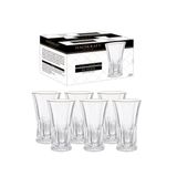 Jogo Com 6 Copos Alto Glacial Borda Dourada 265ml-hauskraft - Haüskraf