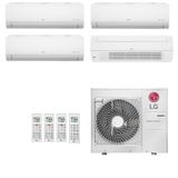 Ar-condicionado Multi Split Inverter Lg 48.000 (2x Evap Hw 9.000 + 1x Evap Hw 12.000 + 1x Evap Cassete 1 Via 18.000) Quente/frio 220v