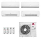 Ar-condicionado Multi Split Inverter Lg 48.000 (2x Evap Hw 9.000 + 2x Evap Cassete 1 Via 18.000) Quente/frio 220v