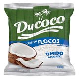 Coco Ralado Ducoco 100g Úmido E Adoçado - Embalagem Com 24 Unidades