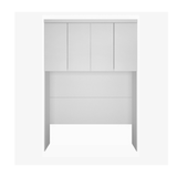 Guarda Roupa Modulado Aéreo Casal 100% Mdf Branco