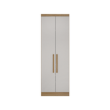 Guarda Roupa Modulado 2 Portas 3 Gavetas Mdf Cumaru Fendi