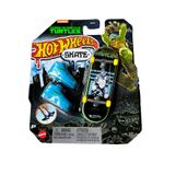 Hot Wheels Skate De Dedo Shape  + Tenis - Tartarugas Ninja Leonardo