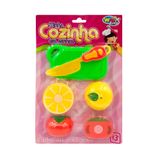 Kit Cozinha Infantil Frutinhas Crec Crec Com Tabua E Faquinha