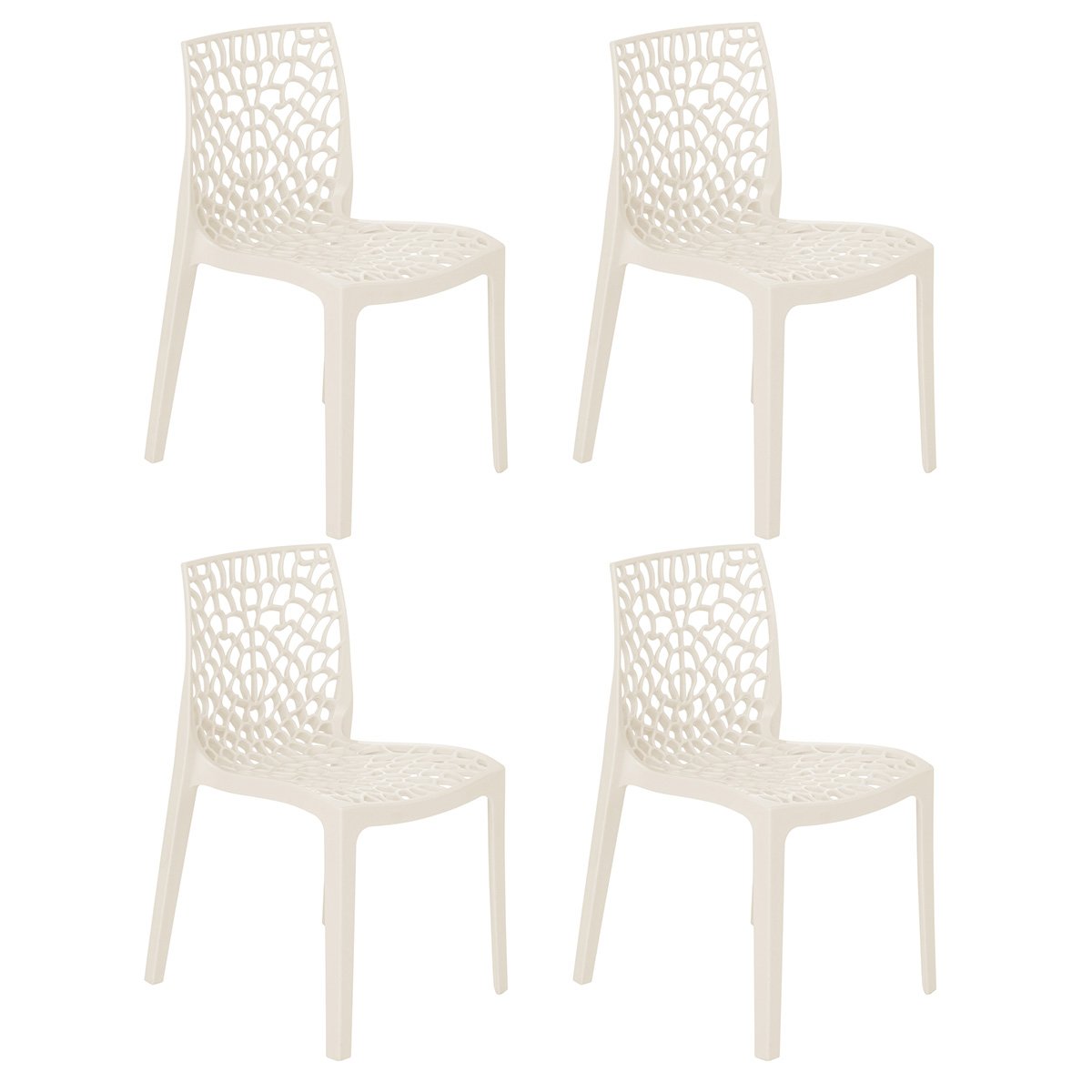 Kit 4 Cadeiras De Jantar Cozinha Gruvyer