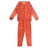 Conjunto Infantil Menina Plush - Fashion - Laranja