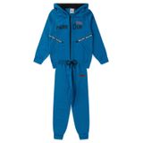 Conjunto Infantil Menino Moletom - Parkour - Azul